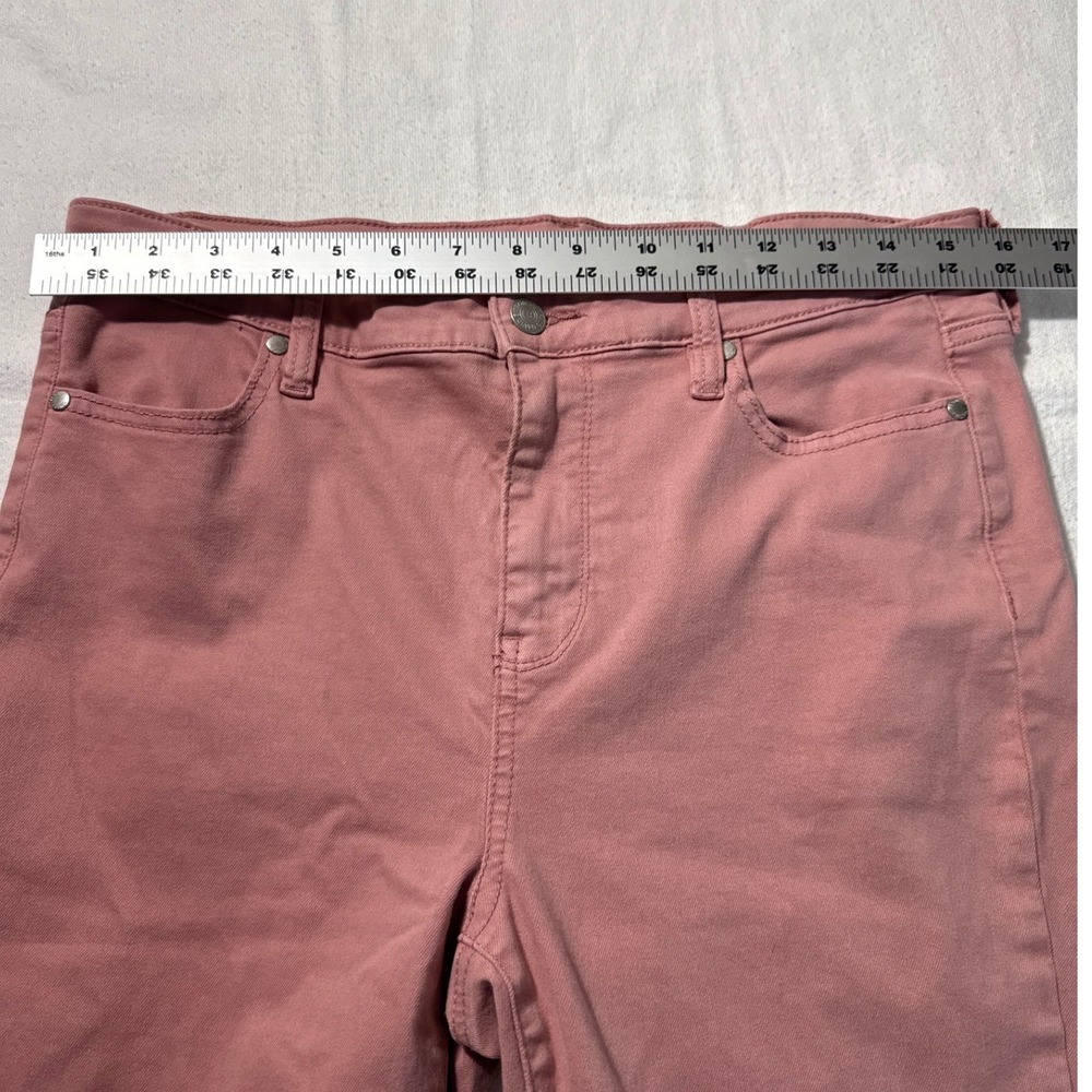 Buffalo David Bitton Havana High Rise Ankle Skinny Jeans Pink 10/30 26 Inseam - Picture 3 of 9